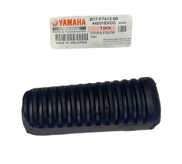 Y15 (V1/V2) / FZ150 FRONT FOOTREST RUBBER YAMAHA ORIGINAL B17-F7413-00