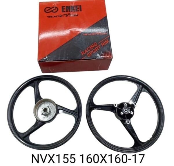 NVX155 V1/V2 3 LEG SPORT RIM ENKEI DOCTOR (160-160X17) BLACK